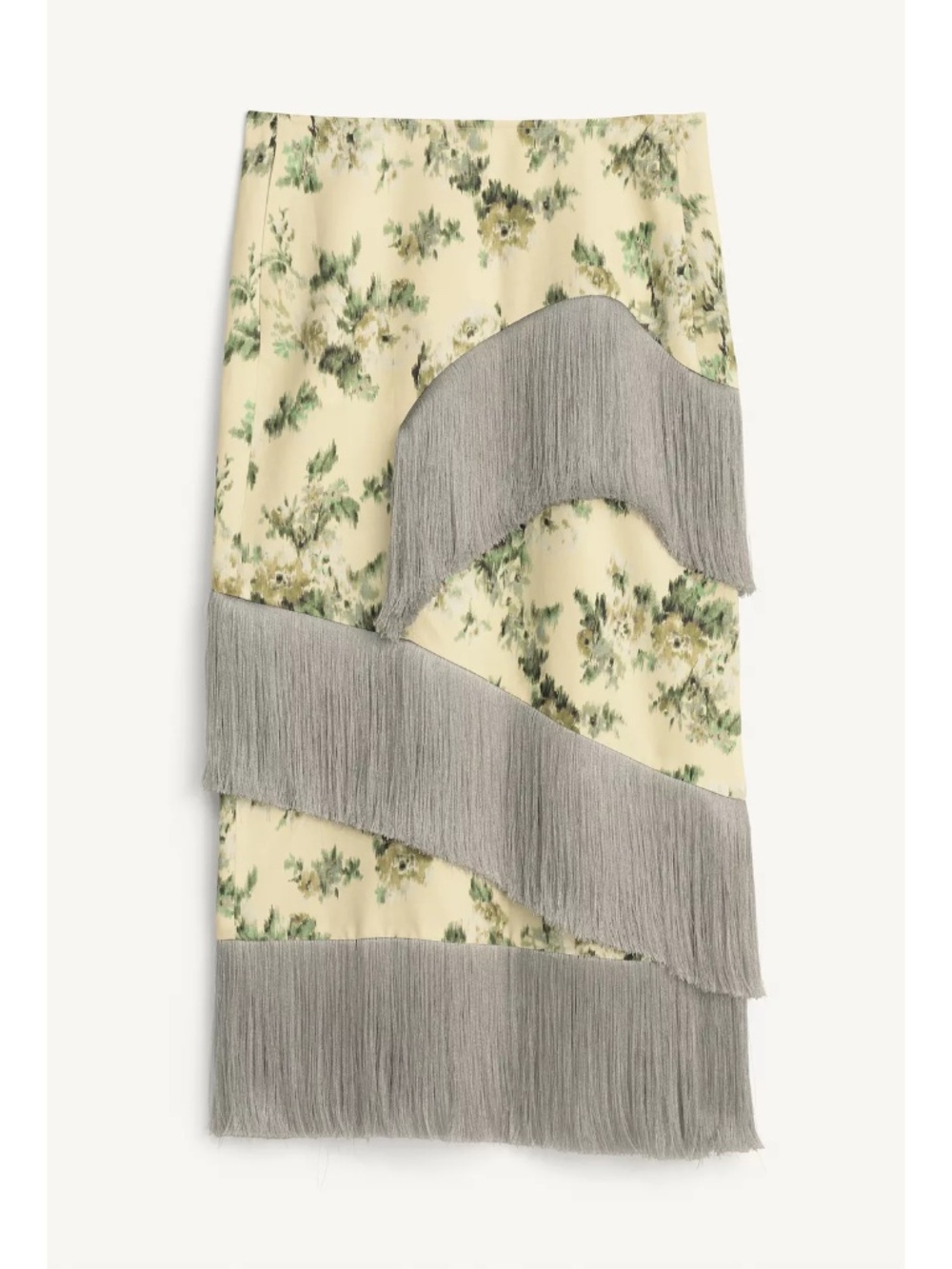 NWT Zara limited edition floral fringe skirt - Picture 5 of 7